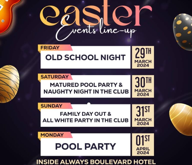 Easter Events Line-up
